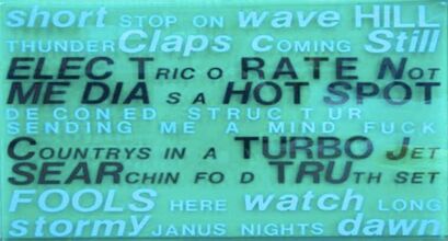 Blair Seagram, ‘SHORT WAVE 2枚組み’, 1992