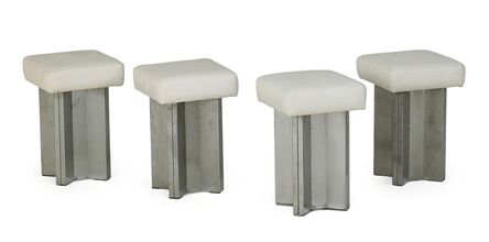 Maison Jansen, ‘Set of four stools’, 1970s