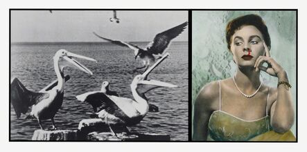 John Baldessari, ‘Pelicans Staring at Woman with Nose Bleeding’, 1984
