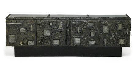 Paul Evans (1931-1987), ‘Sculptured Metal cabinet’, 1969