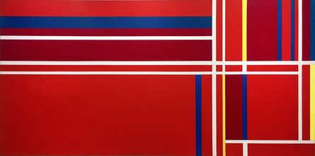 Ilya Bolotowsky, ‘Abstraction in Three Reds’, 1980