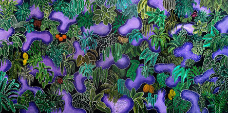 Edouard Duval-Carrié, ‘Tropical Convention Purple’, 2022