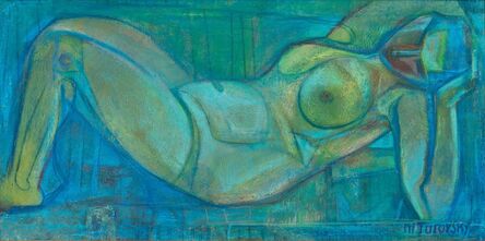 Mikhail Turovsky, ‘Nude in Blue’, ca. 2000
