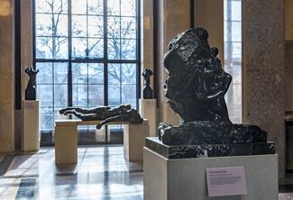 The Kiss at the Rodin Museum, installation view