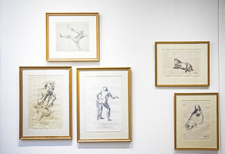 A Year of Displaced Energy - Alfred Kelman's Selected Drawings Exhibition, installation view