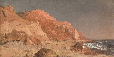 Sanford Robinson Gifford, ‘Clay Bluffs on No Man's Land, South of Martha's Vineyard’, 1877