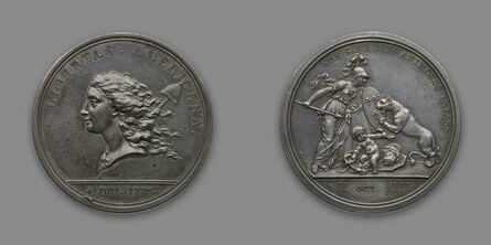 Augustin Dupré, ‘"Libertas Americana" Medal’, 1782