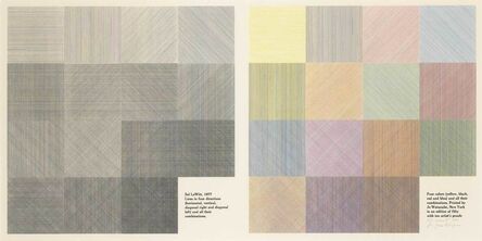 Sol LeWitt, ‘Lines In Four Directions (Horizontal, Vertical, Diagonal Right And Diagonal Left) And All Their Combinations, Four Colors (Yellow, Black, Red And Blue) (K. 1978.01)’, 1978