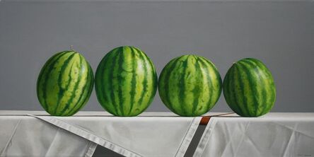 Janet Rickus, ‘Watermelons with Vertical Stripes’, 2018