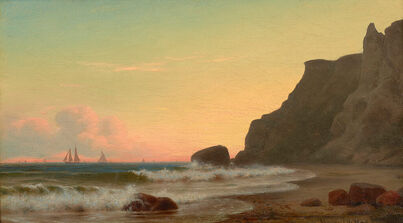 William Frederick De Hass, ‘South Coast of Block Island’, Mid 19th century