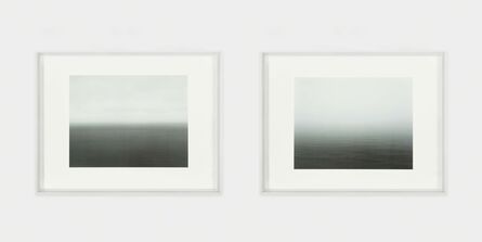 Hiroshi Sugimoto, ‘Black Sea, Ozuluce, #365, from Time Exposed, 1991 and Atlantic Ocean, Cliffs of Moher, #316, from Time Exposed,1989  (two works)’, 1989-1991