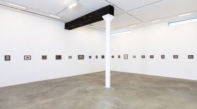 Jim Jarmusch: Newsprint Collages, installation view