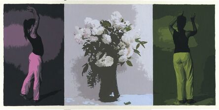 Sean Cain, ‘Triptych with Dancing Figures and Fantin-Latour Still Life’, 2017