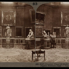 Bert Underwood, ‘Wrestlers, Venus de Medici and Knife Grinder, Uffizi Palace, Florence’, 1900