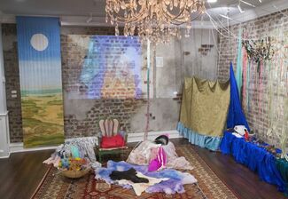 "Family Ties" featuring Mary Edna Fraser, Labanna Babalon, and Reba West Fraser, installation view