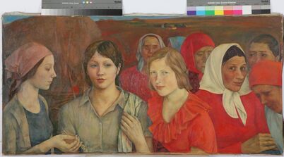 L.N. Kirillova, ‘Girls of the village Chernoe’, 1974