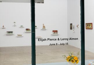Elijah Pierce and Leroy Almon, installation view