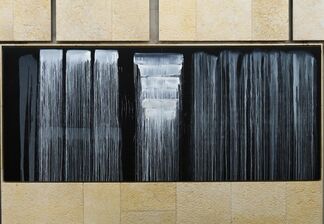 Pat Steir Silent Secret Waterfalls:  The Barnes Series, installation view