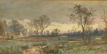 Jasper Francis Cropsey, ‘Twilight on the Sawmill River’, 1887
