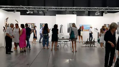 Anquins Galeria at Art Bodensee 2018, installation view