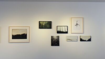 Yves Beaumont - solo show with new paintings and works on paper, installation view