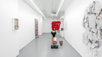 Cups and Grids, installation view