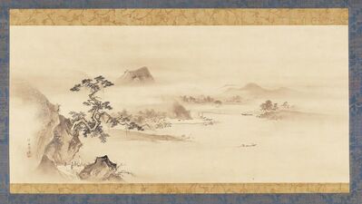 Kano Tan'yu, ‘Scholar Viewing A Lake’, 1602-1674