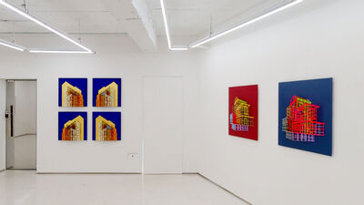 Ambiguous Wall, installation view