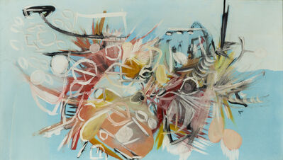 Sergio Dangelo, ‘Dove finisce l’arcobaleno’, 1957