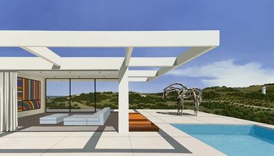 Tom McKinley, ‘Country House with Bronze Horse’, 2019