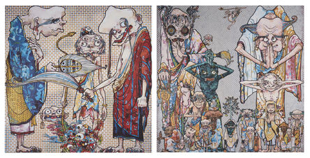 Takashi Murakami, ‘Clairvoyance and 4 Arhats One With Four Eyes’, 2013-15
