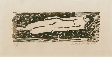 Milton Avery, ‘Nude’, 1953