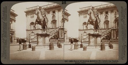 Bert Underwood, ‘Statue of Marcus Aurelius before the Capitol, Rome’, 1900