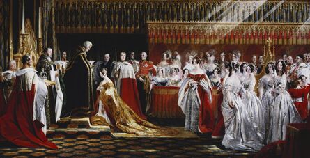 Charles Robert Leslie, ‘Queen Victoria Receiving the Sacrament at her Coronation, 28 June 1838’, 1838-1839