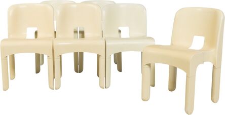 Joe Colombo, ‘Six Universelle Stacking Chairs Model 4869’