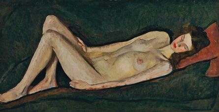 William Auerbach-Levy, ‘Nude on Green’