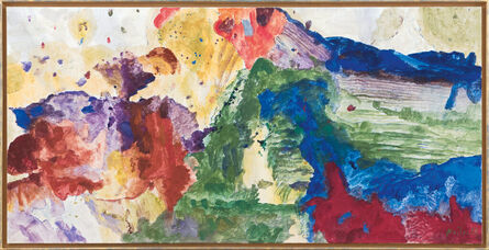 Max Weiler, ‘Landscape Blue, Red, Green’, 1988
