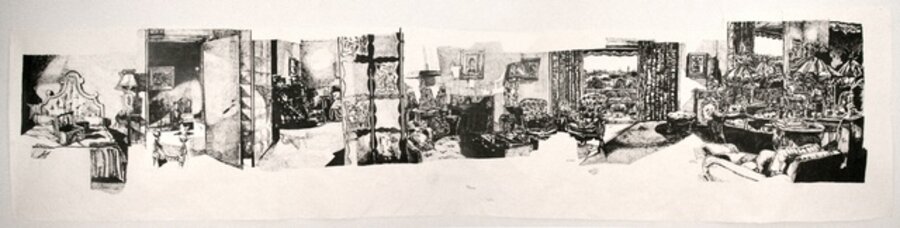 Mrs. Bourne's Bedroom (East Side, West Side)