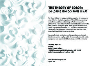 The Theory of Color: Exploring Monochrome in Art, installation view
