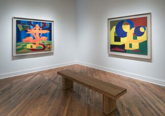 Al Held Luminous Constructs: Paintings and Watercolors from the 1990s, installation view