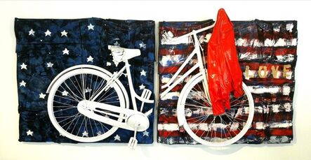 Erika Calesini, ‘Bike Usa Flag’, 2017