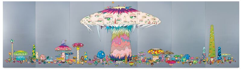 Takashi Murakami, ‘Super Nova’, 1999, Painting, Acrylic on canvas mounted on board, MCA Chicago
