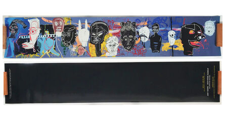 Jean-Michel Basquiat, ‘"AFRICAN MASKS", 2002, Invitation/Poster,  Gagosian Gallery Beverly ’, 2002