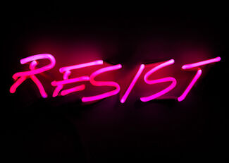 ONE YEAR OF RESISTANCE, installation view