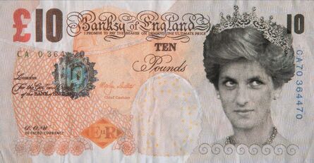 After Banksy, ‘Di-Faced Tenner, 10 GBP Note’