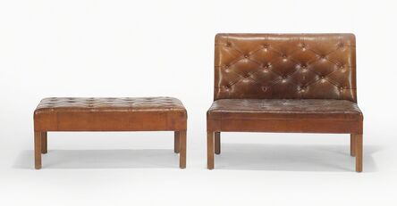 Kaare Klint, ‘An 'Addition' Chair and Ottoman’, designed 1933