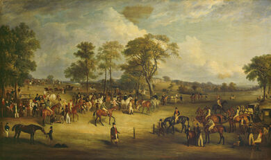 John Ferneley, ‘Heaton Park Races’, 1829