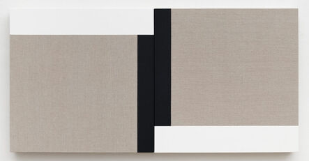 Scot Heywood, ‘Haikube – linen, white, black’, 2020