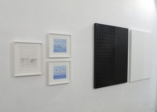 Black and White With a Splash, installation view
