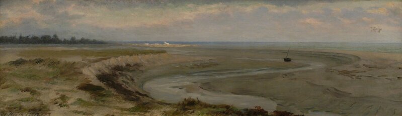 Alexander Harrison (1853-1930), ‘Low Tide, Brittany’, ca. 1885, Painting, Oil on canvas, Private Collection, NY